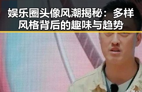 娱乐圈头像风潮揭秘：多样风格背后的趣味与趋势